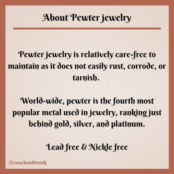 Artisan Hypoallergenic SET Aspen Leaf 2 Tone Pewter Leather Necklace & Earrings - Picture 5 of 6